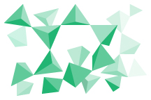 An example of the 3-dimensional structure formed by a framework silicate
