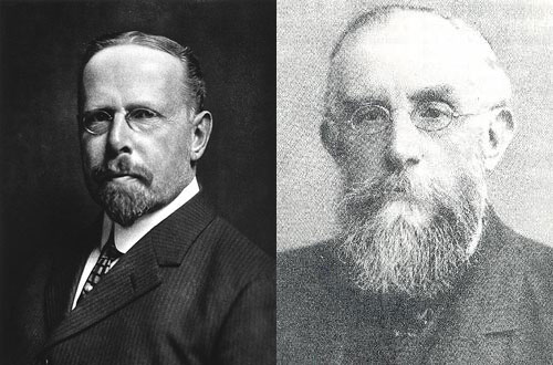 Figure 3: The two scientists behind the discovery of Tay-Sachs disease: Bernard Sachs (l), a New York pediatric neurologist, and Waren Tay (r), a British ophthalmologist.