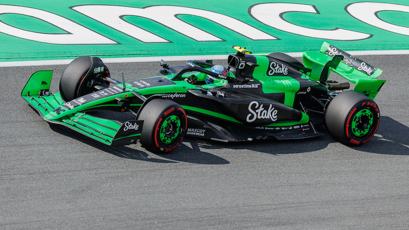 Figure 1: A Formula One racing car at the Grand Prix in the Netherlands in 2024.